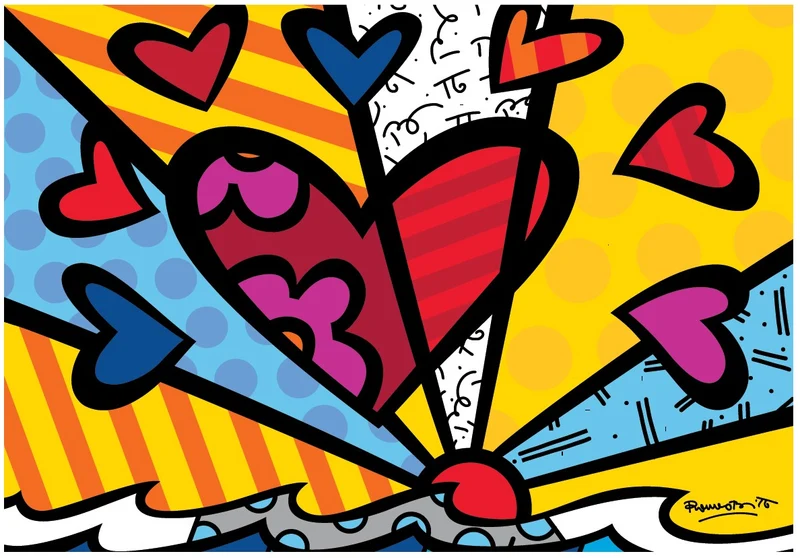 PFG Romero Britto - New Day (1000pcs) (Usage/Used - PUZZLES FOR GOOD)