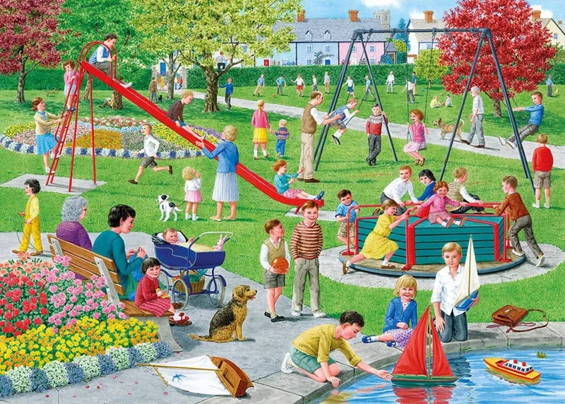PFG Puzzler's Choice - Playground (300pcs) (Usage/Used - PUZZLES FOR GOOD)