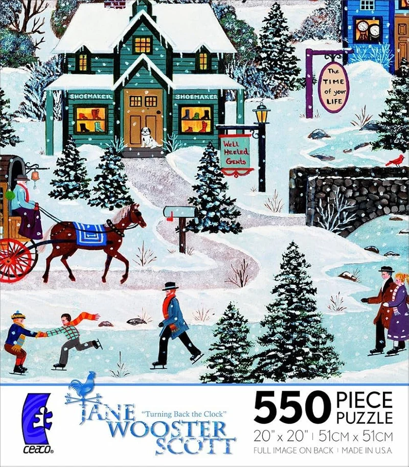 PFG Turning Back the Clock, Jane Wooster Scott (550pcs) (Usage/Used - PUZZLES FOR GOOD)