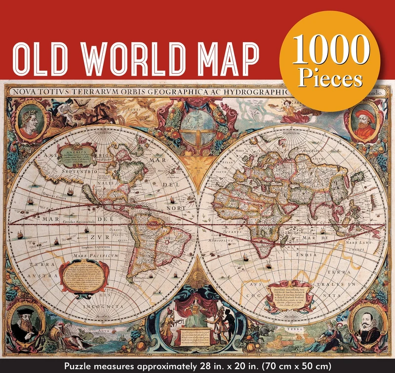 Old World Map (1000pcs)