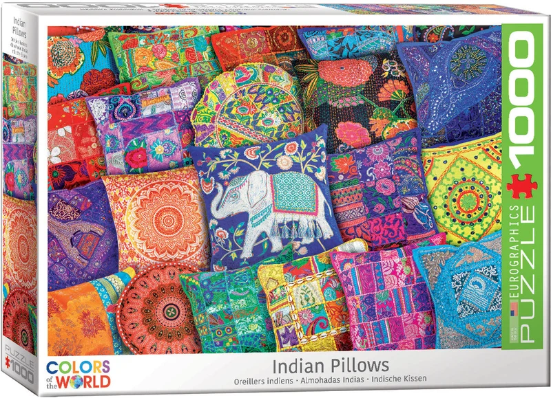 PFG Colors of the World - Indian Pillows (Usage/Used - PUZZLES FOR GOOD)