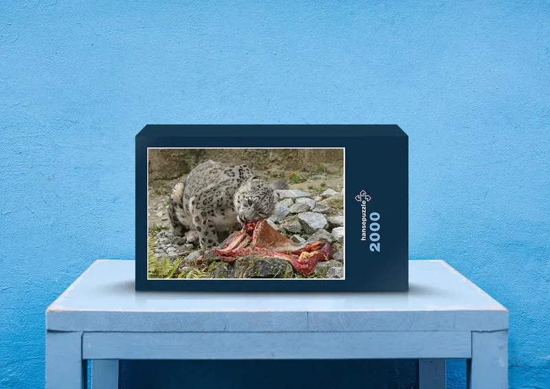 74377 Tierwelt - Schneeleopard Puzzle