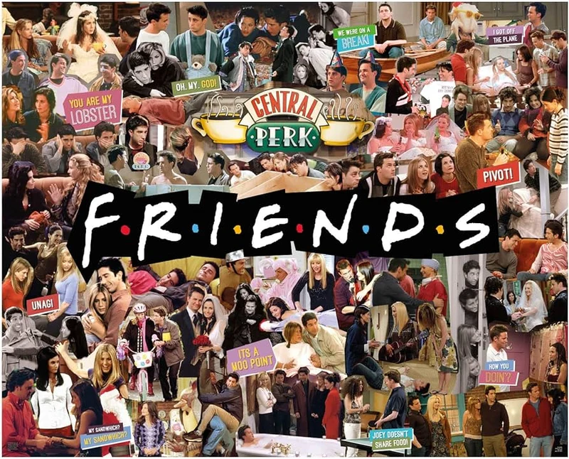 PFG Friends, TV Show Collage (1000pcs) (Usage/Used - PUZZLES FOR GOOD)