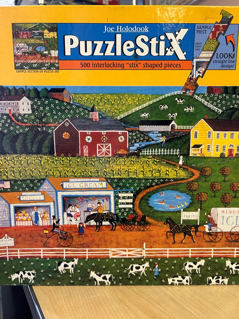 PFG Puzzle Stix - Cloverfield Farms (500pcs) (Usage/Used - PUZZLES FOR GOOD)