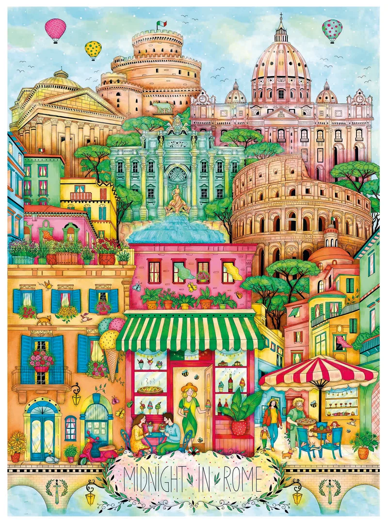 Cities at Midnight - Rome, Madalina Tantareanu (1000pcs)