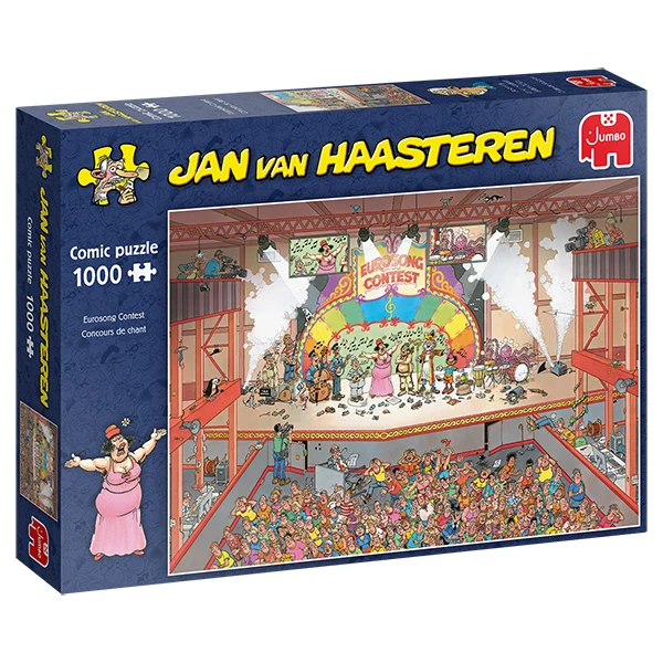 PFG Eurosong Contest / Concours de chant, JVH (1000pcs) (Usage/Used - PUZZLES FOR GOOD)