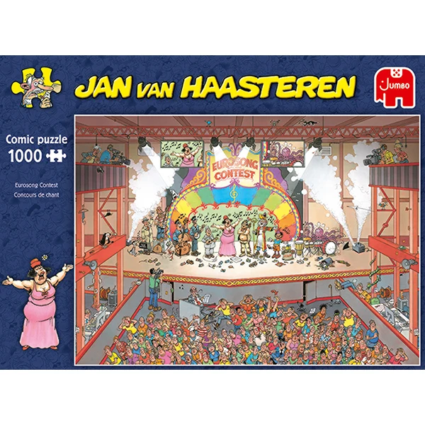 PFG Eurosong Contest / Concours de chant, JVH (1000pcs) (Usage/Used - PUZZLES FOR GOOD)