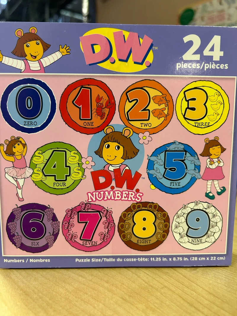 PFG Arthur - Numbers (24pcs) (Usage/Used - PUZZLES FOR GOOD)