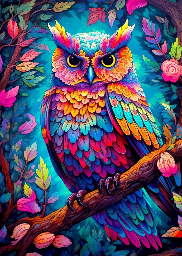 Dazzling Owl (1000pcs)