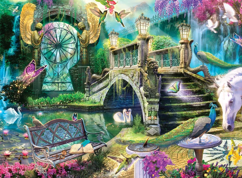pfg Night & Day: Enchanted Garden (Usage/Used - PUZZLES FOR GOOD)