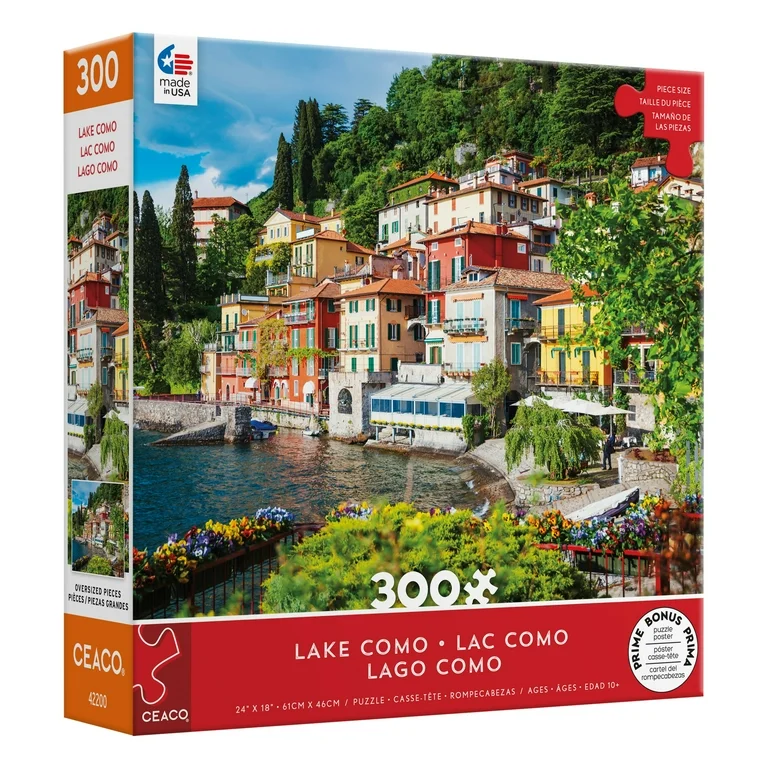 PFG Lake Como (300pcs) (Usage/Used - PUZZLES FOR GOOD)