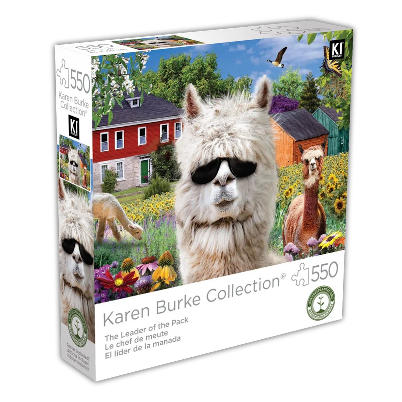 PFG The Leader of the Pack, Karen Burke (550pcs) (Usage/Used - PUZZLES FOR GOOD)