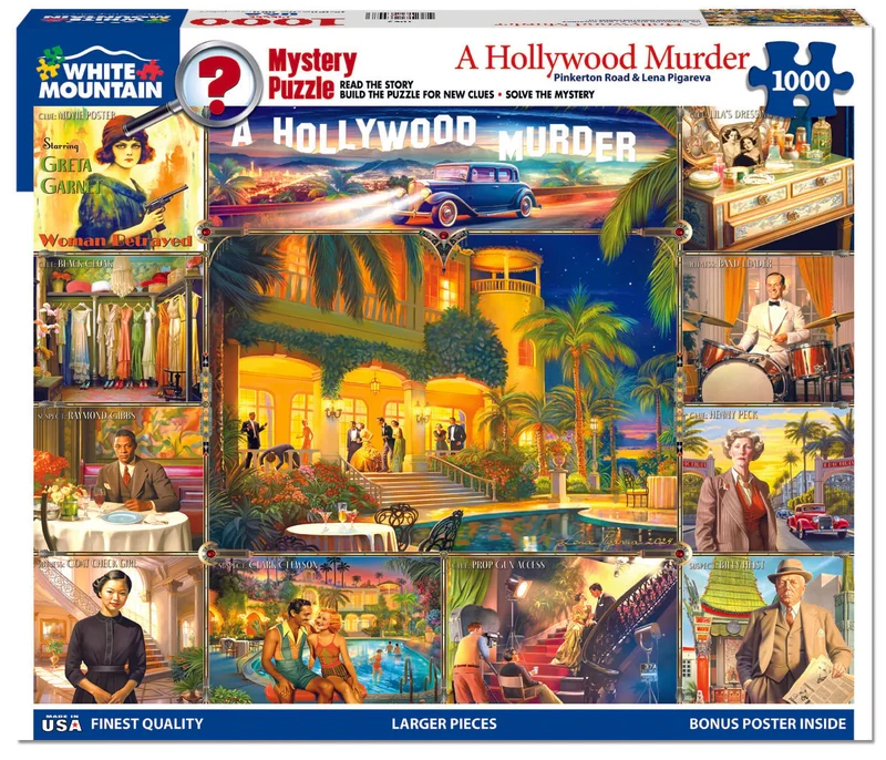 DMG Mystery Puzzle: Hollywood Murder, Lena Pigareva (DAMAGED BOX)