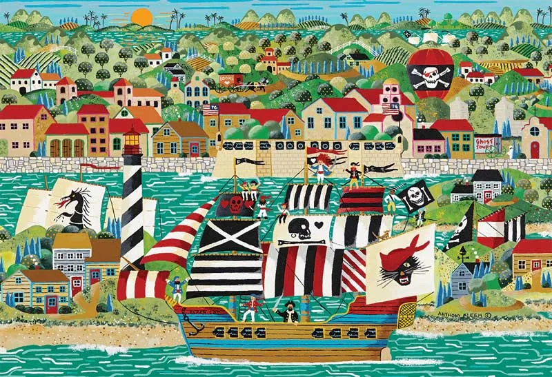 PFG Americana Collection - The Pirates of St. Augustine (500pcs) (Usage/Used - PUZZLES FOR GOOD)