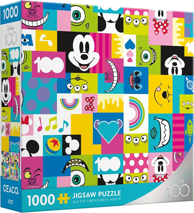 PFG Disney 100 - Big Smiles (1000pcs) (Usage/Used - PUZZLES FOR GOOD)