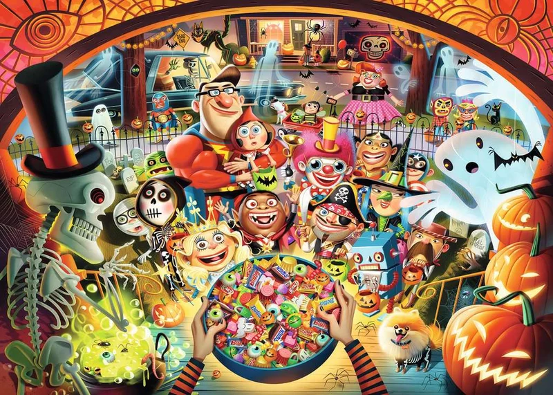 DMG Ravensburger Trick or Treat, Dean MacAdam (1000pcs) (DAMAGED BOX)