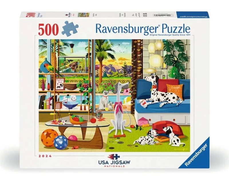 DMG Ravensburger Pets of Palm Springs (500pcs) (DAMAGED BOX)