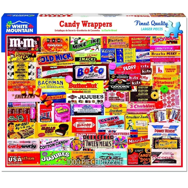 PFG Candy Wrappers, Charlie Girard (Usage/Used - PUZZLES FOR GOOD)