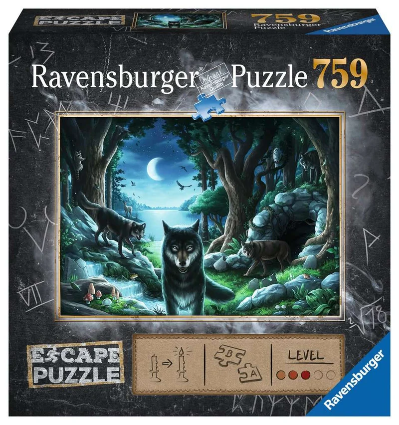 PFG Ravensburger Escape: The Curse of the Wolves (759pcs) (Usage/Used - PUZZLES FOR GOOD)