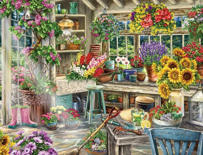 PFG Ravensburger Gardener's Paradise (2000pcs) (Usage/Used - PUZZLES FOR GOOD)