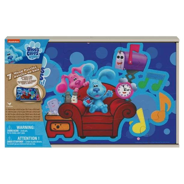 PFG Blue's Clues 7-in-1 Wood (Usage/Used - PUZZLES FOR GOOD)