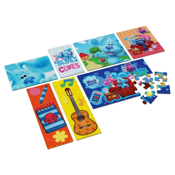 PFG Blue's Clues 7-in-1 Wood (Usage/Used - PUZZLES FOR GOOD)