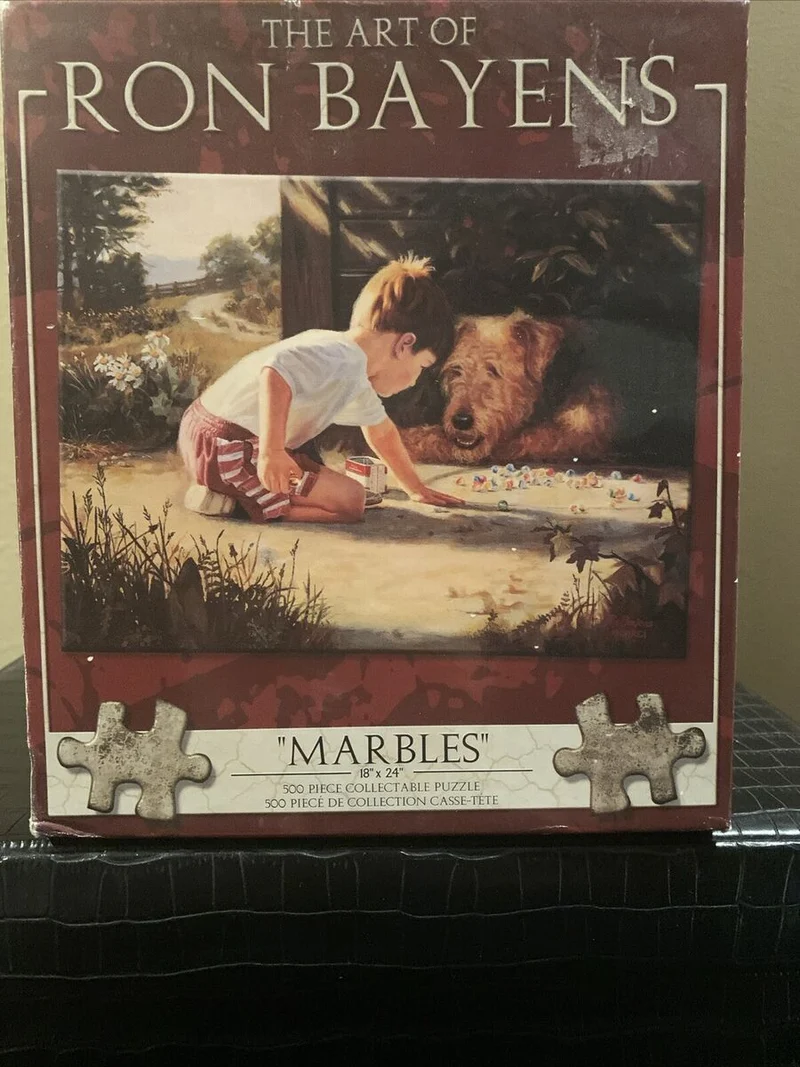 PFG Marbles, Ron Bayens (Usage/Used - PUZZLES FOR GOOD)