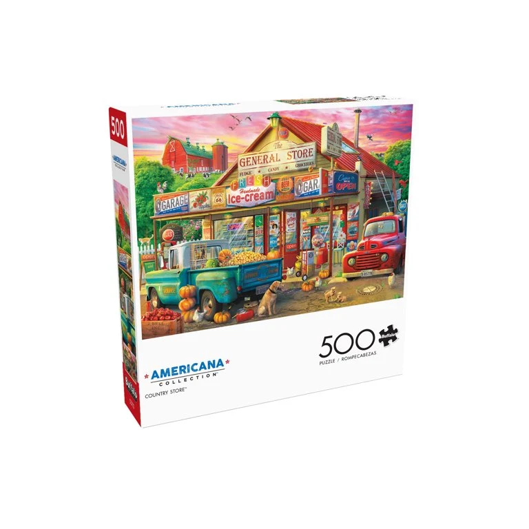 PFG Americana Collection - Country Store (500pcs) (Usage/Used - PUZZLES FOR GOOD)