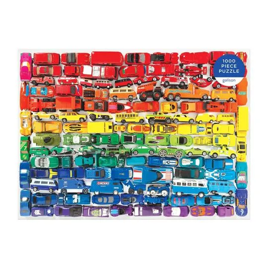 PFG Rainbow Toy Cars, Julie Seabrook (Usage/Used - PUZZLES FOR GOOD)