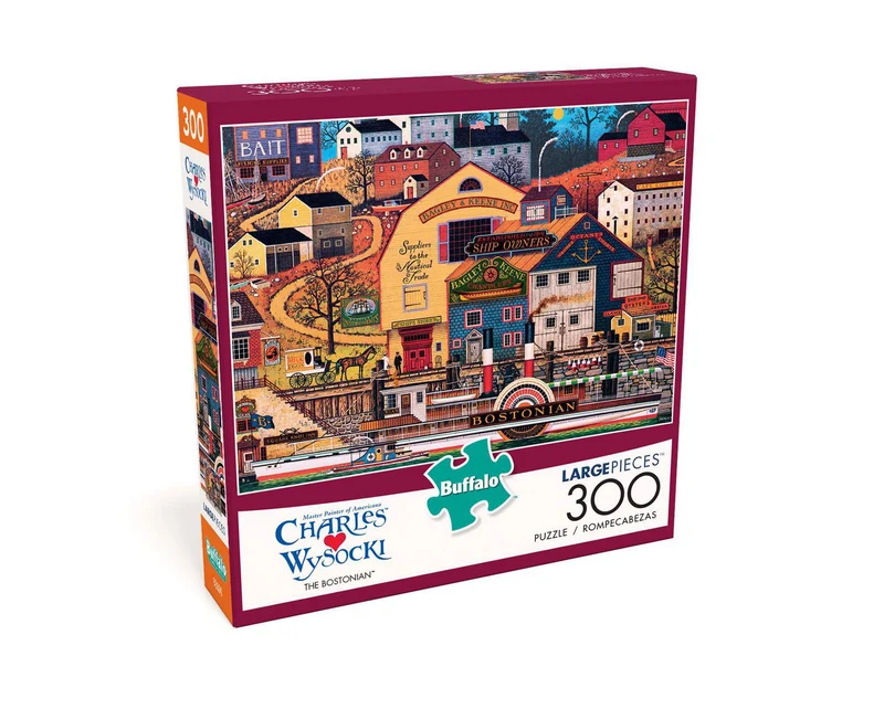 PFG The Bostonian, Charles Wysocki (300pcs) (Usage/Used - PUZZLES FOR GOOD)