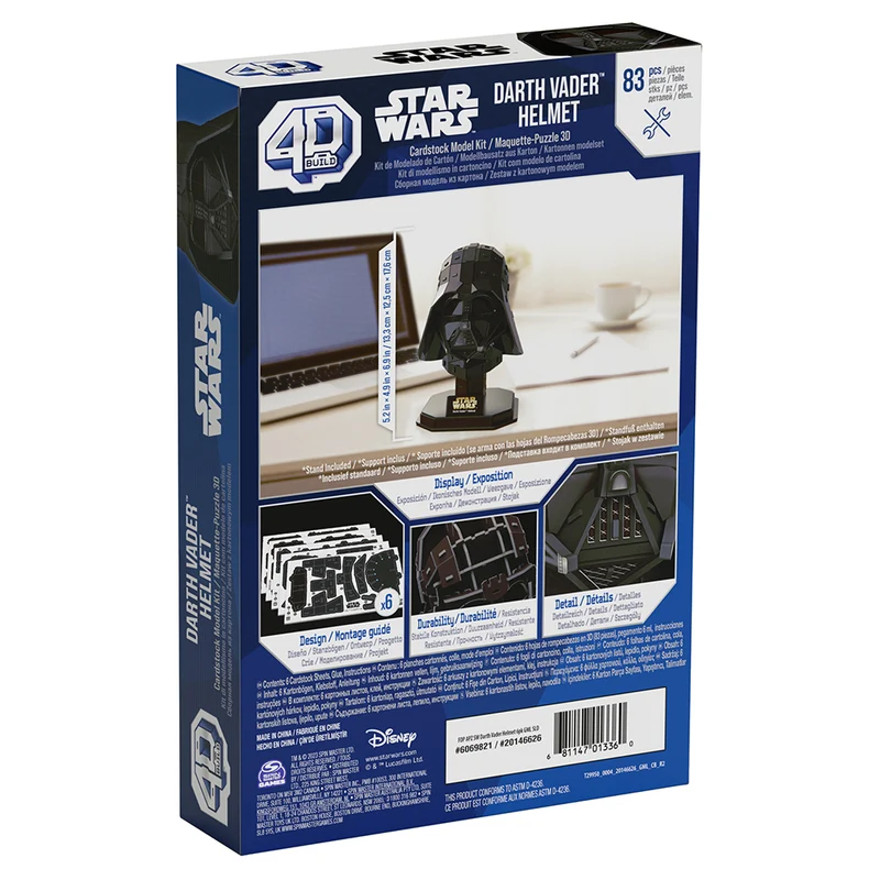 4D Build- Star Wars - Darth Vader Helmet