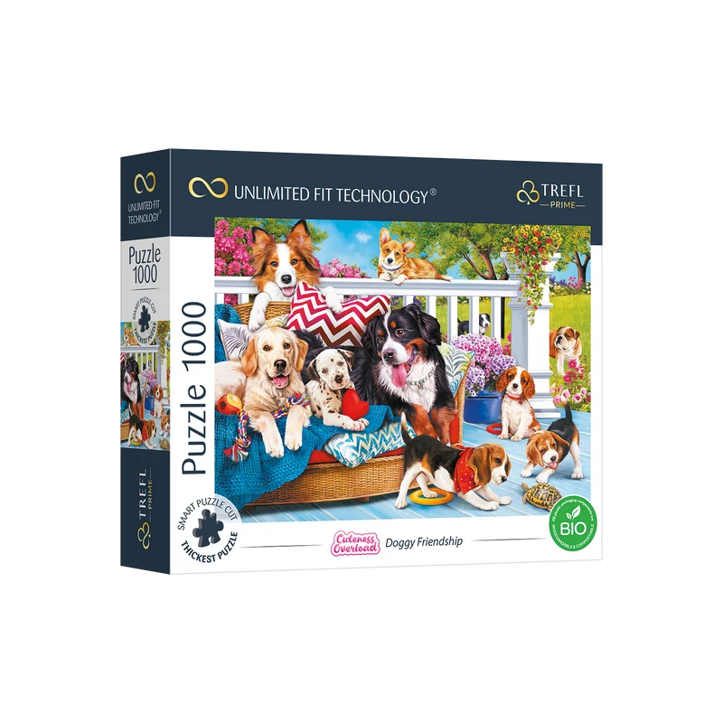 PFG Cuteness Overload - Doggy Love (1000pcs) (Usage/Used - PUZZLES FOR GOOD)