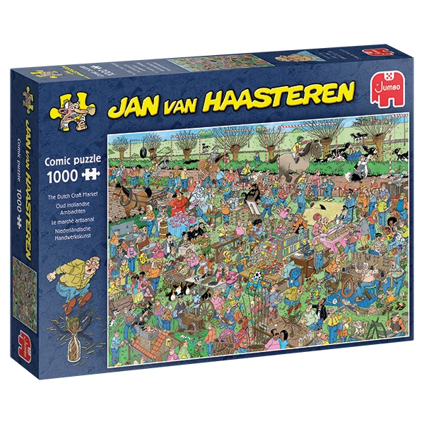 PFG The Dutch Craft Market / Le marché artisanal, JVH (1000pcs) (Usage/Used - PUZZLES FOR GOOD)