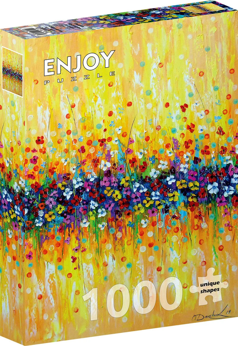 PFG Delicate Abstraction in Colors (1000pcs) (Usage/Used - PUZZLES FOR GOOD)