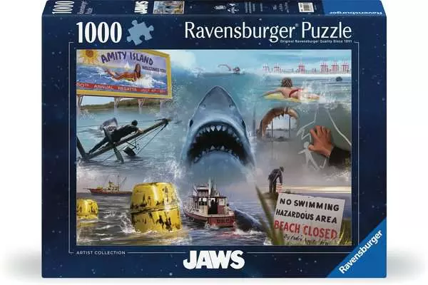 DMG Ravensburger Jaws - Universal Vault Collection (1000pcs) (DAMAGED BOX)