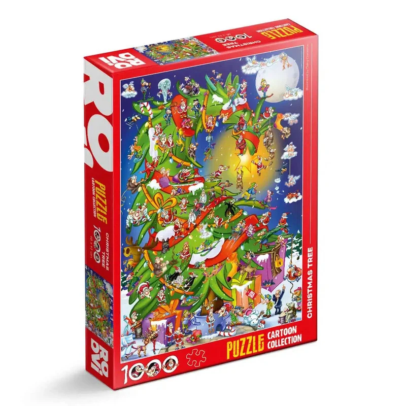 PFG Cartoon Collection - Christmas Tree (1000pcs) (Usage/Used - PUZZLES FOR GOOD)