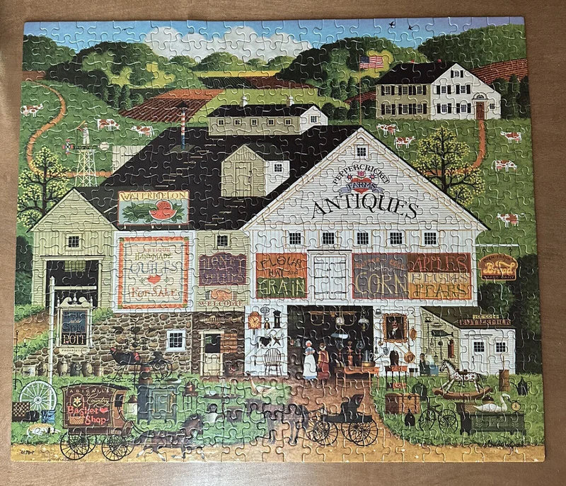 PFG Charles Wysocki Antiques (500pcs) (Usage/Used - PUZZLES FOR GOOD)