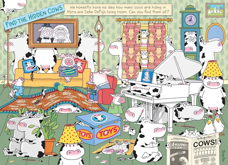 Hidden Cows, Sandra Boynton (500pcs)