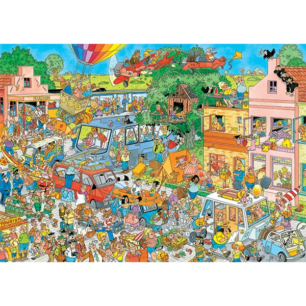 PFG JVH 2-in-1 - Music Shop & Holiday Jitters (2×1000 pieces) (Usage/Used - PUZZLES FOR GOOD)
