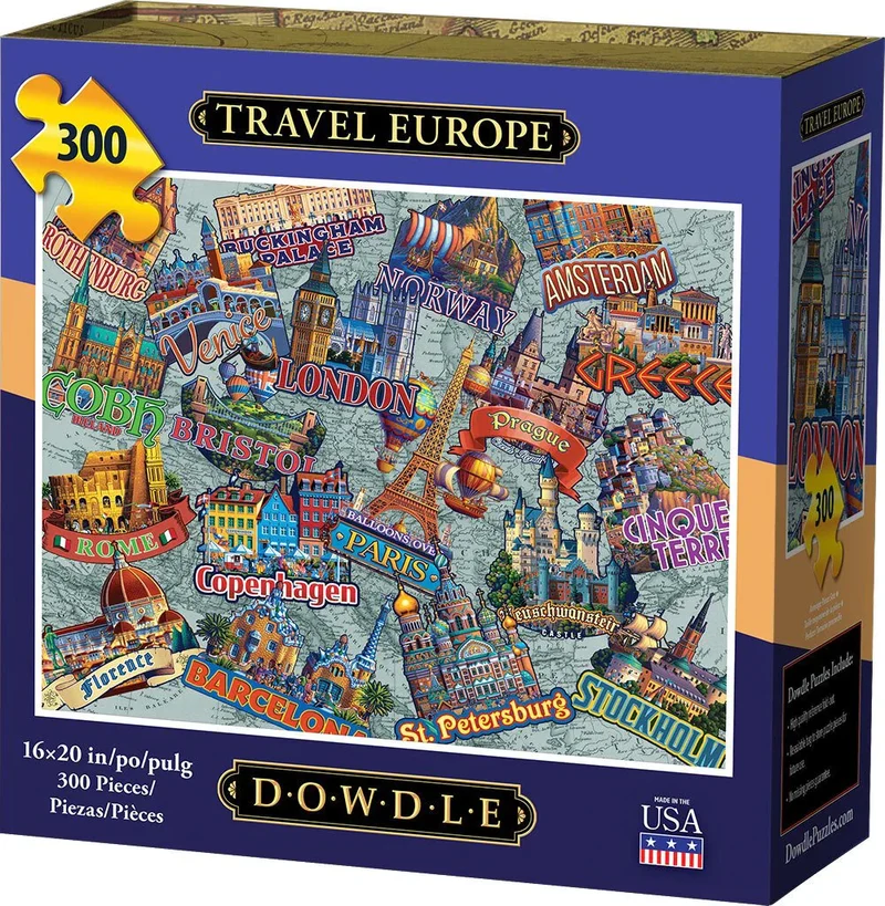 Dowdle Travel Europe (300pcs)