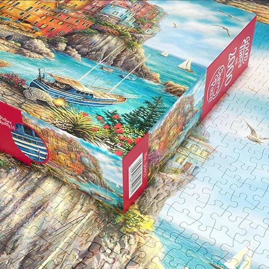 PFG A Beautiful Day at Cinque Terre (2000pcs) (Usage/Used - PUZZLES FOR GOOD)