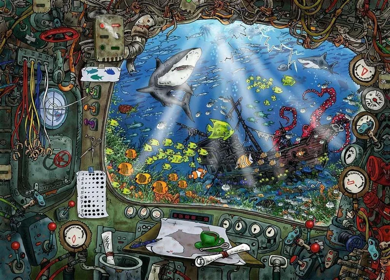 Ravensburger Escape: In The Submarine (759pcs)