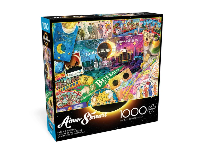 PFG Path of Totality, Aimee Stewart (1000pcs) (Usage/Used - PUZZLES FOR GOOD)
