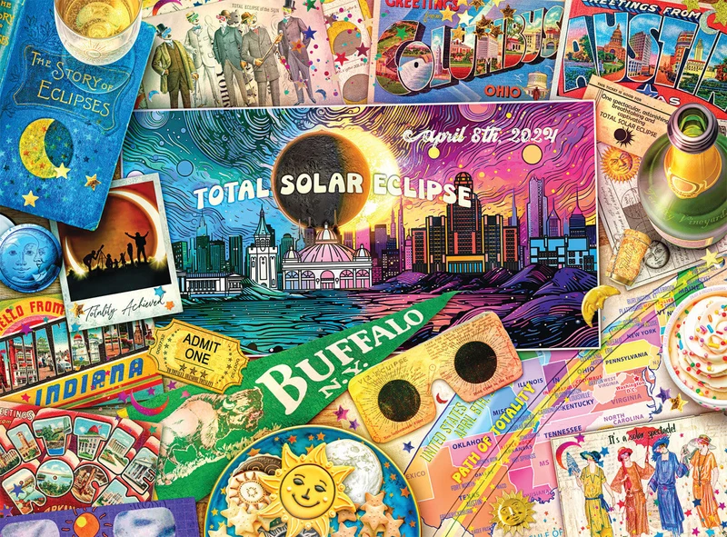 PFG Path of Totality, Aimee Stewart (1000pcs) (Usage/Used - PUZZLES FOR GOOD)