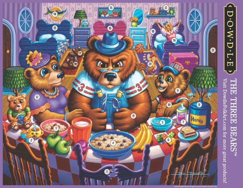 Dowdle The Three Bears (100pcs)