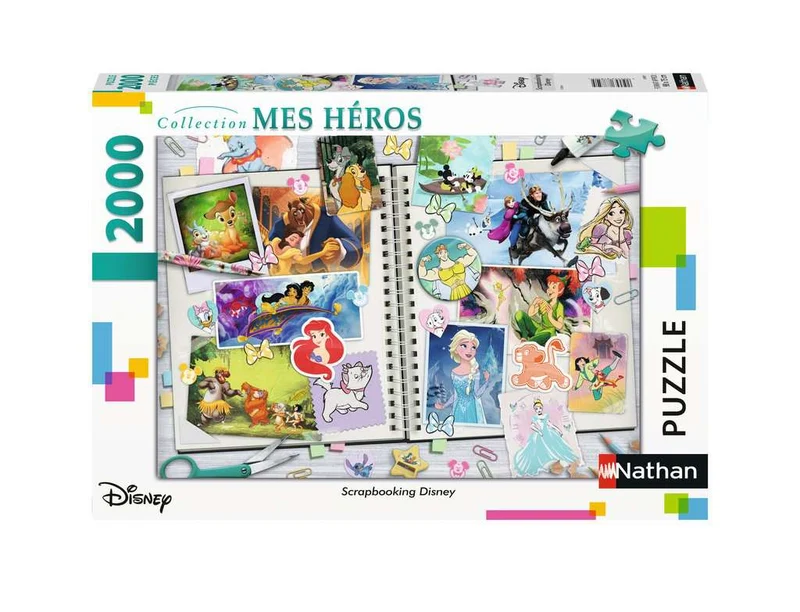 Collection Mes Heros - Disney - Scrapbooking (2000pcs)