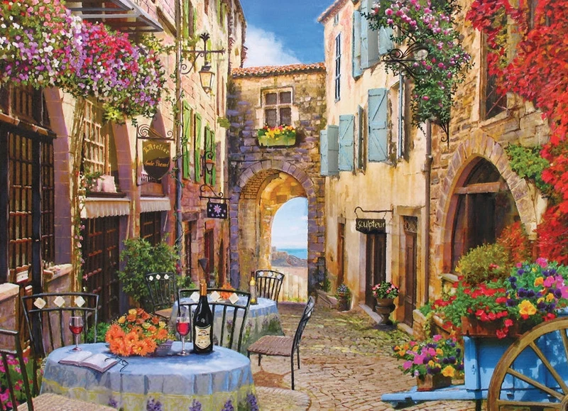 PFG French Village (Usage/Used - PUZZLES FOR GOOD)