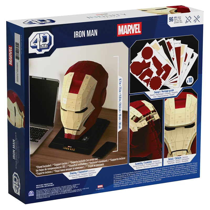4D Build- Marvel - Iron Man Helmet