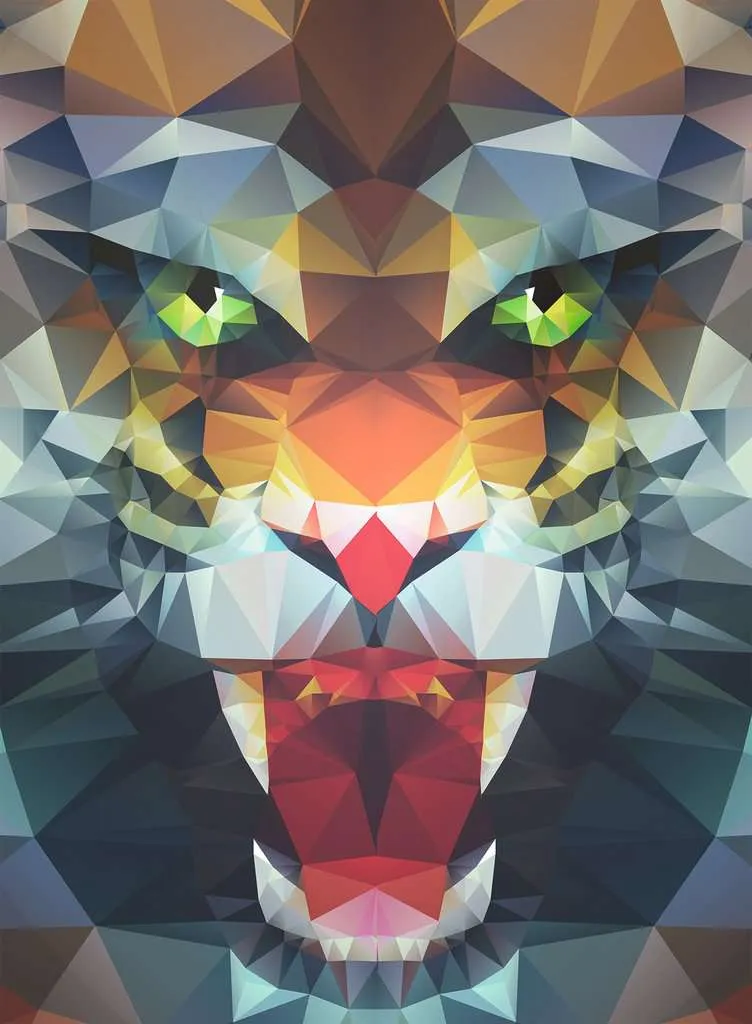 Ravensburger Polygone Lion (500pcs)