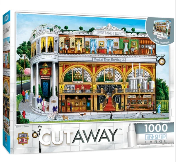 DMG Cutaway - Bank & Brew, Art Poulin (1000pcs) (EZ Grip) (DAMAGED BOX)